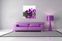 obraz na steny fialove kvety KV 2