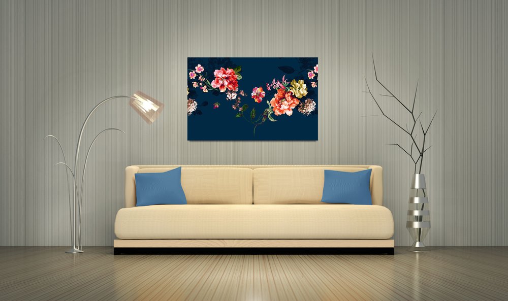 obraz na stenu Farebné kvety 1 dielne