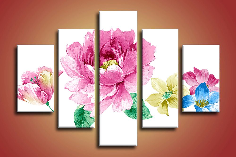 obrazy na steny voňavé kvety 5 dielne