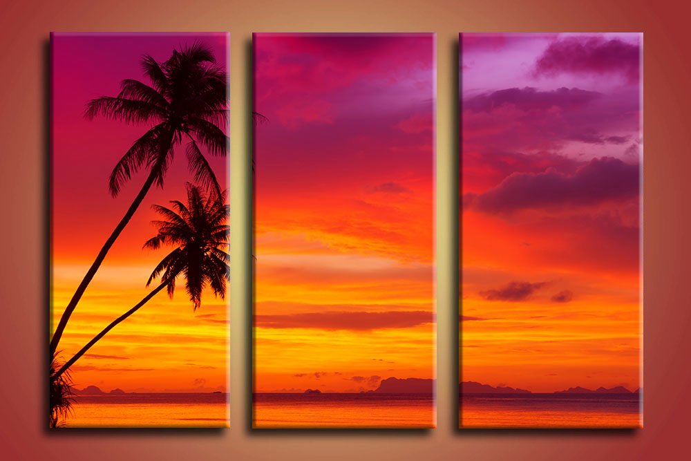 obraz na stenu tropická pláž 7 dielne