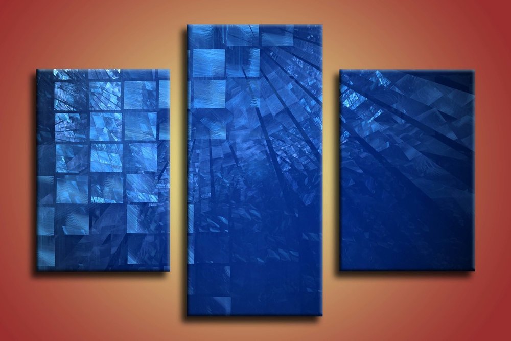 obraz modre krystaliky 2