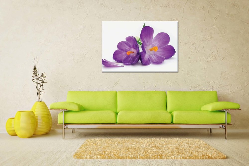 obraz na stenu fialove kvety KV 2