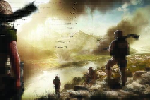 Tapeta Bojové pole - AN 0013