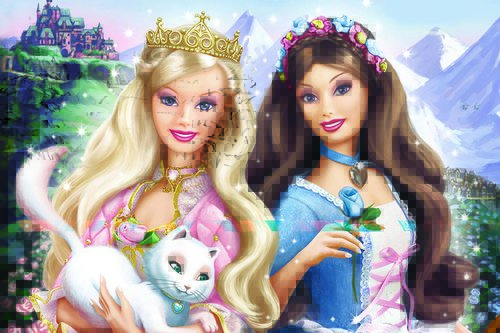 Tapeta Barbie - AN 0025