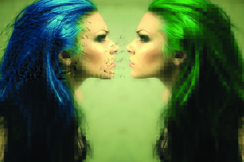 Tapeta Blue and Green-AT 0079