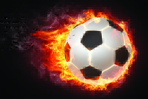 Tapeta Horiaca lopta - OH 0004