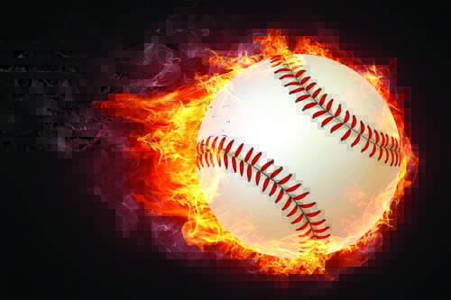 Tapeta Horiaca lopta - OH 0005