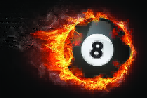 Tapeta Horiaca guľa - OH 0007