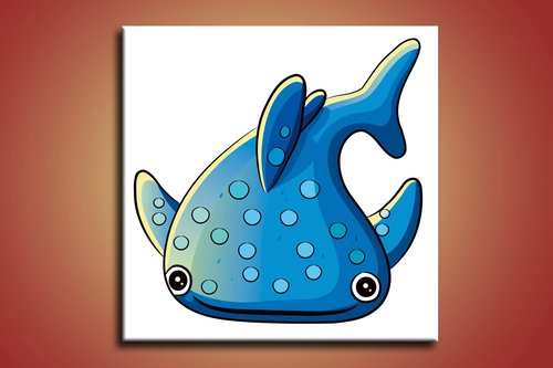 Modrá rybka - PD 0013