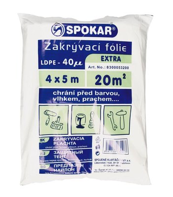 Spokar plachta 4x5 40MY LDPE