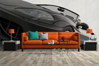 Tapeta Čierne auto - AM 0022
