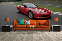 Tapeta Červený športiak - AM 0051