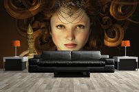 Tapeta Dievča s lampou - SF 0069