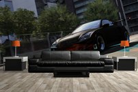 Tapeta Čierny športiak - AM 0072