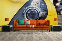 Tapeta Žltý športiak - AM 0124