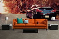 Tapeta Čierne auto - AM 0134