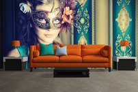 Fototapeta - Žena s maskou - MS 0029