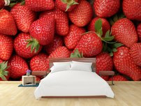 fototapeta cerstvo nazbierane jahody 1