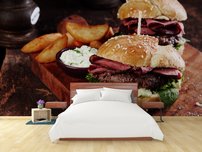 fottotapeta na stenu hamburger a sunka 1