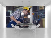 fototapeta priemyselny pracovnik interier 1