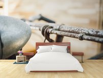 fototapeta stary bicykel interier 1