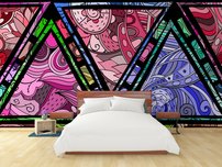 abstraktna ilustracia fototapeta interier 1