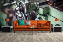 fototapeta priemyselne stroje interier 2