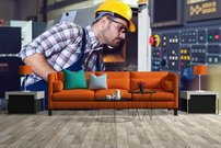 fototapeta priemyselny pracovnik interier 2