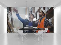 fototapeta na stenu podnikatel s touchpadom 3