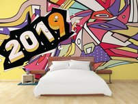 abstraktna ilustracia fototapeta interier 1