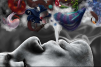 Tapeta Dym - SF 0021