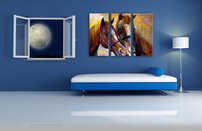 obraz na stenu kone 3