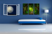 obraz na stenu prales v Ázii 2 dielne