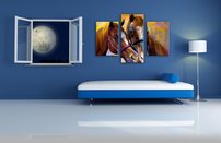 obraz na stenu kone 4