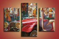 obraz na stenu vecerne stretnutie 4