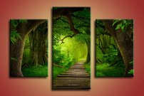 obraz na stenu prales v Ázii 4 dielne