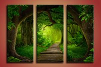 obraz na stenu prales v Ázii 5 dielne