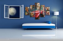 obraz na stenu vecerne stretnutie 5