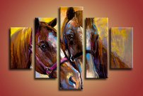 obraz na stenu kone 8