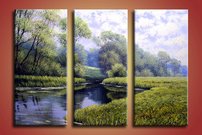 obraz na stenu les v lete 3