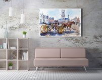 obraz na stenu historicke mesto 10