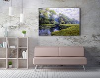 obraz na stenu les v lete 9