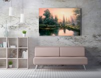 obraz na stenu letny les 9