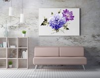 obrazy na stenu romantické kvety 1 dielny
