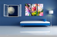 obrazy na stenu olejomaľba kvety 1 dielne