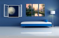 obraz na stenu letny les 5