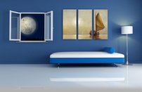 obraz na stenu lod na mori 6