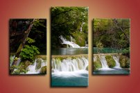 obraz na stenu vodopády v Národnom parku 3 dielne 
