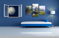 obraz na stenu les v lete 7