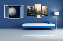 obraz na stenu letny les 6